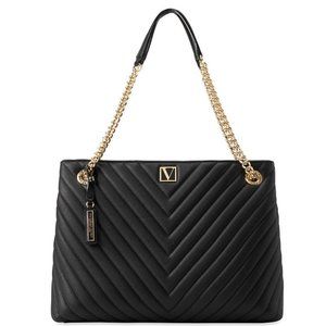 NEW Victoria's Secret Quilt Chain strap Tote bag